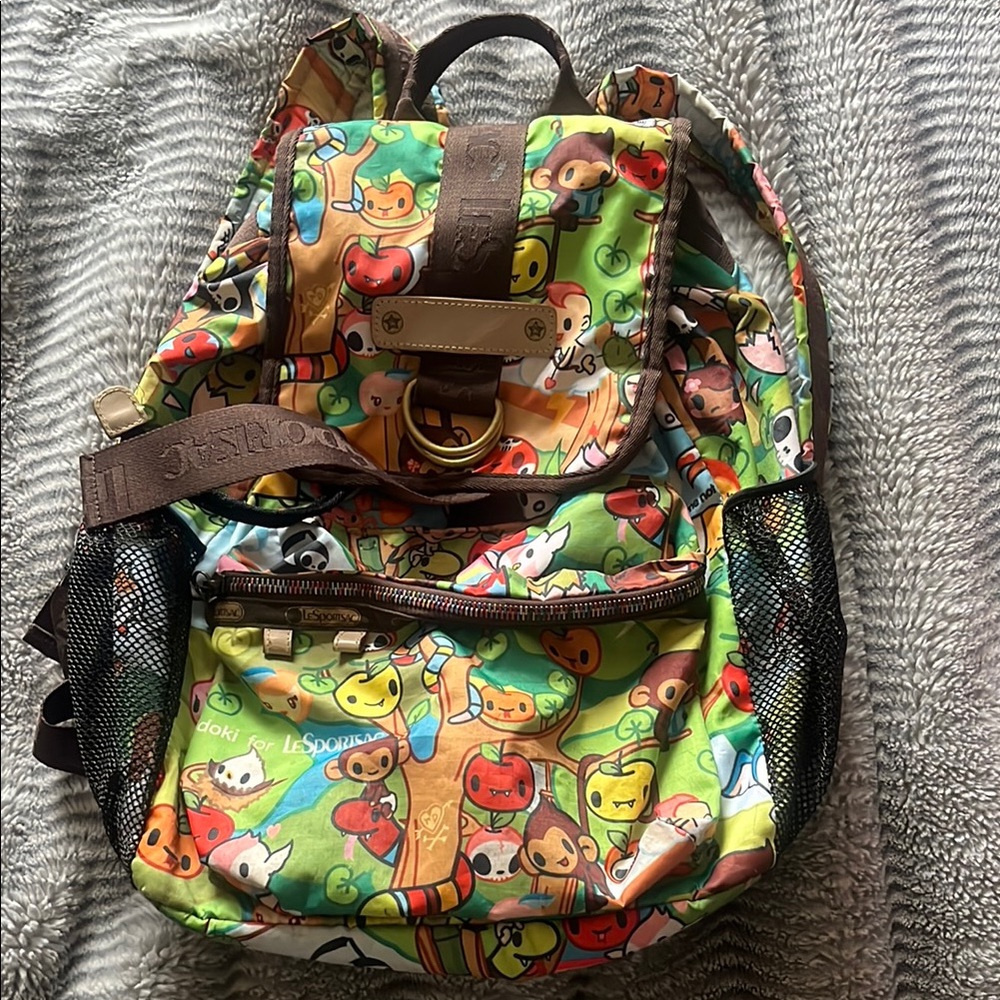 Colorful tokidoki LESPORTE Print Backpack